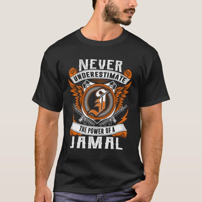 Jamal - Personalisiert nie unterschätzen T-Shirt (Vorderseite)