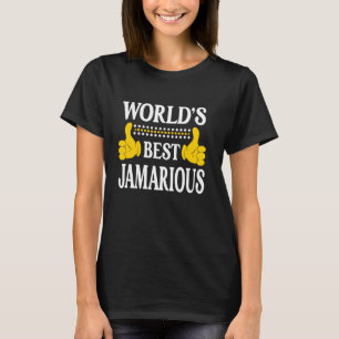 Jamarious Persönlicher Name Vorname World's Best J T-Shirt