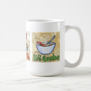 Jambalaya, Panzerkrebs-Torte, Datei-Gumbo-Tasse Kaffeetasse