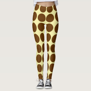 Jambes de Crème de muscade Neutral Pots Leggings