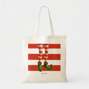 Jambes drôles d'elfe Sac fourre-tout de Noël amu