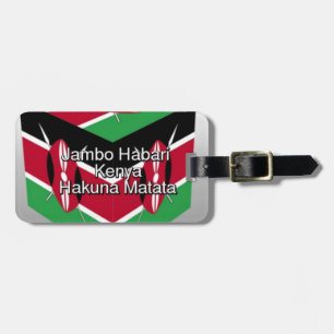 Jambo Habari ! Kenia Hakuna Matata Gepäckanhänger