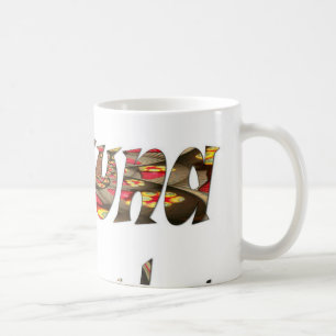 Jambo Hakuna Matata Afrikanischer Vintage-Kunstdru Kaffeetasse
