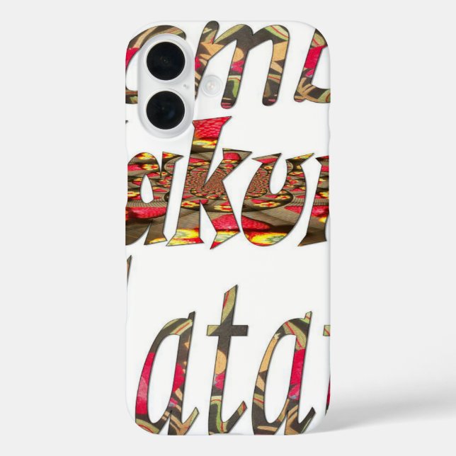 Jambo! Hakuna Matata iPhone 16 Hülle (Rückseite)