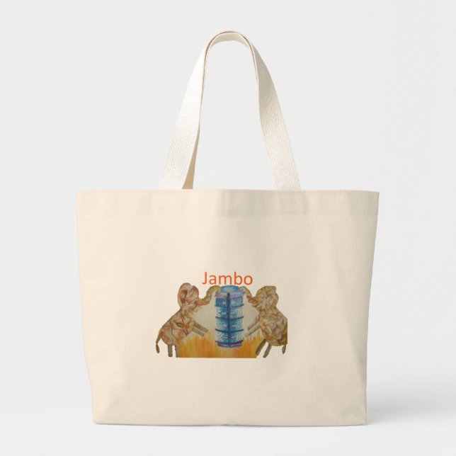 Jambo Jumbo Hakuna Matata.png Jumbo Stoffbeutel (Vorne)