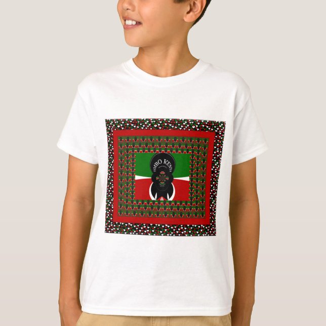 Jambo Kenya Art Print T-Shirt (Vorderseite)