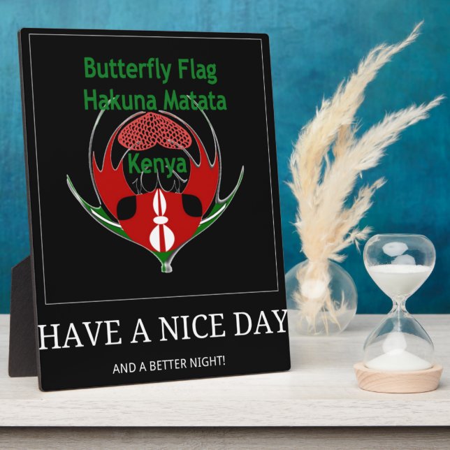 Jambo Kenya Fotoplatte (Seite)