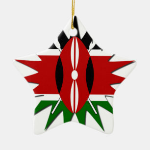 Jambo Kenya Hakuna Matata Keramikornament
