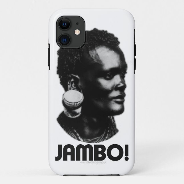 JAMBO! Suaheli-Gruß Case-Mate iPhone Hülle (Rückseite)