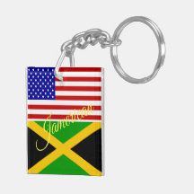 Jamerican Schlüsselkette