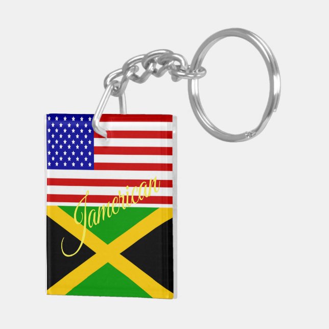 Jamerican Schlüsselkette Schlüsselanhänger (Rückseite rechts)