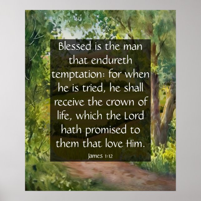 James 1:12 poster (Vorne)