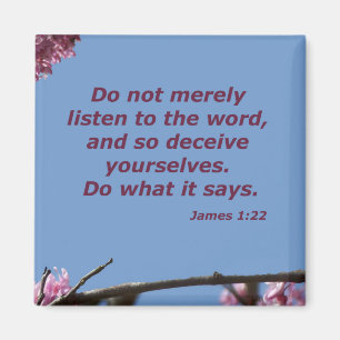 James-1:22 Magnet