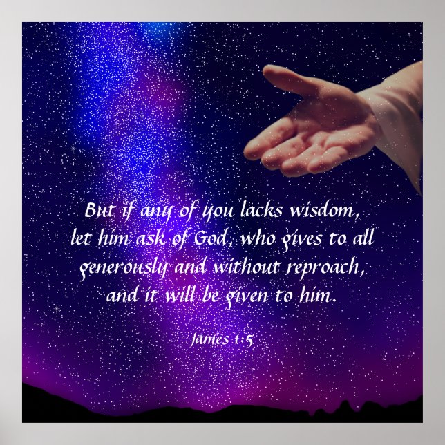 James 1:5 poster (Vorne)