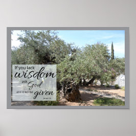 James 1:5 Poster Druck | Gottes Weisheit