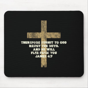 James 47 unterwirft sich Gott, der bösen Bibel Ver Mousepad