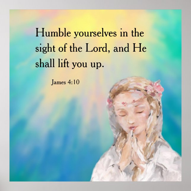 James 4:10 poster (Vorne)