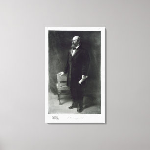 James A. Garfield, 20. Präsident des vereinigten Leinwanddruck