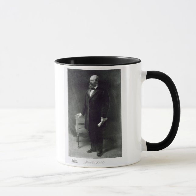 James A. Garfield, 20. Präsident des vereinigten Tasse (Rechts)