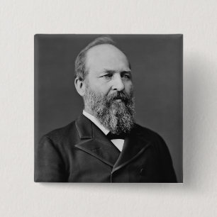 James A. Garfield Button