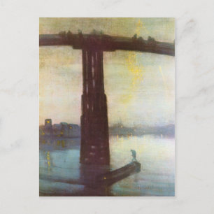 James Abbot McNeill Whistler - The old Battersea B Postkarte