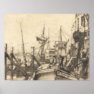 James Abbott McNeill Whistler - Limehouse Poster