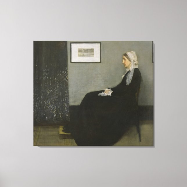 James Abbott Whistler - Pfeifermutter Leinwanddruck (Vorderseite)