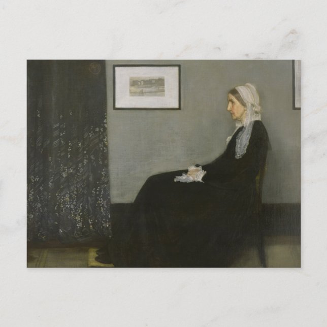 James Abbott Whistler - Pfeifermutter Postkarte (Vorderseite)