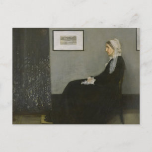 James Abbott Whistler - Whistlers Mutter Postkarte