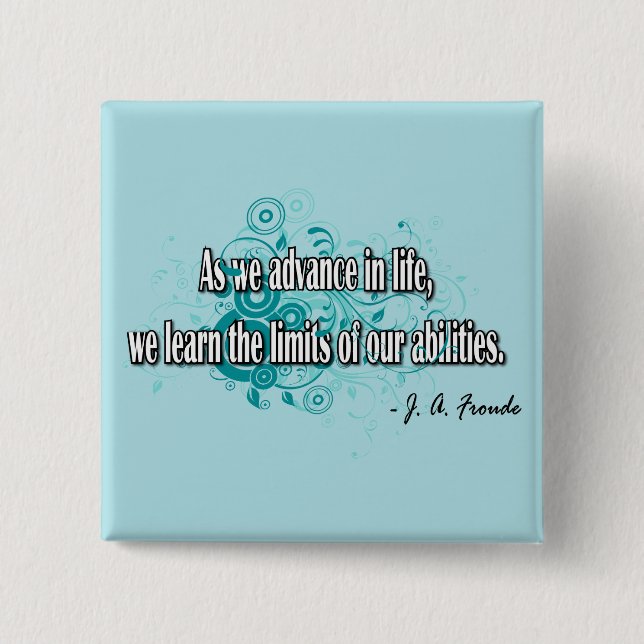 James Anthony Froude Button (Vorderseite)