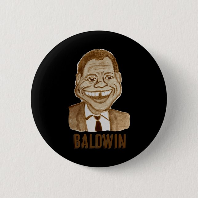James Baldwin Button (Vorderseite)