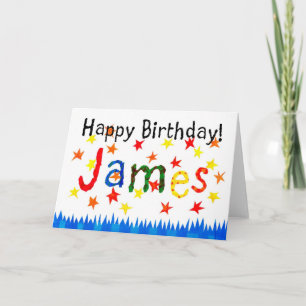 'James' Birthday Card Karte