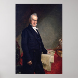 JAMES BUCHANAN Portrait von George P.A. Healy Poster