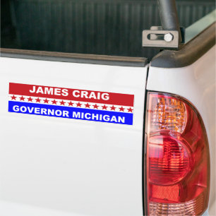 James Craig Michigan Governor Autoaufkleber