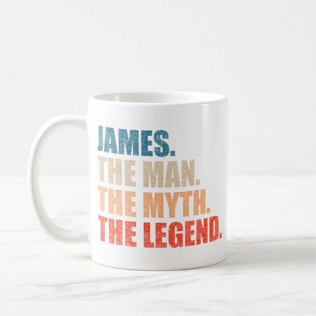 James Der Mann der Mythos der Legende Kaffeetasse (Links)