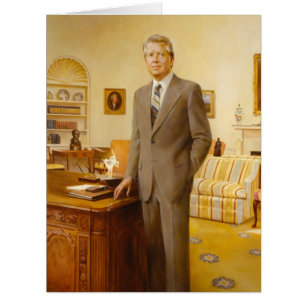 James Earl Carter Painted US-Präsident Portrait