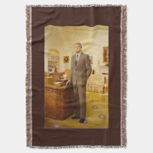 James Earl Carter Painted US-Präsident Portrait Decke