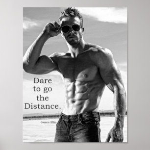James Ellis - gehen das Abstands-Plakat Poster