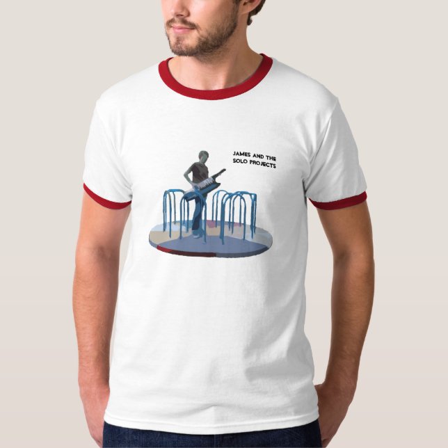 James et le T-shirt solo de terrain de jeu de (Devant)