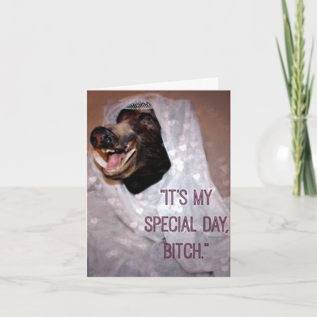 James Garfield Wedding Card Karte (Vorderseite)