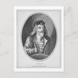 James I (1394-1437), König von Schottland, von Joh Postkarte