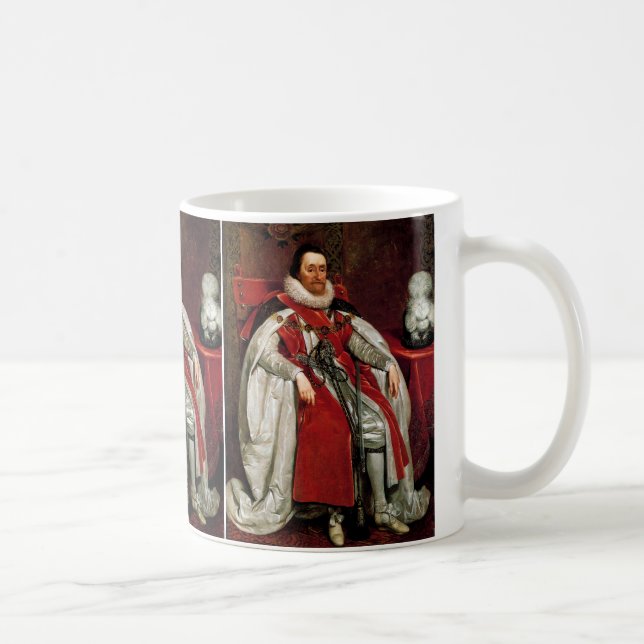 James I von Daniel Mytens Kaffeetasse (Rechts)