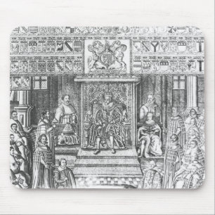 James I von England am Gericht Mousepad