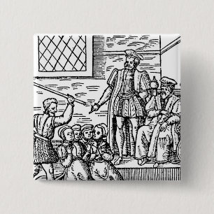 James I von England und VI von Schottland Button