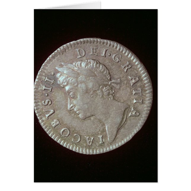 James-II-Münze (Vorne)