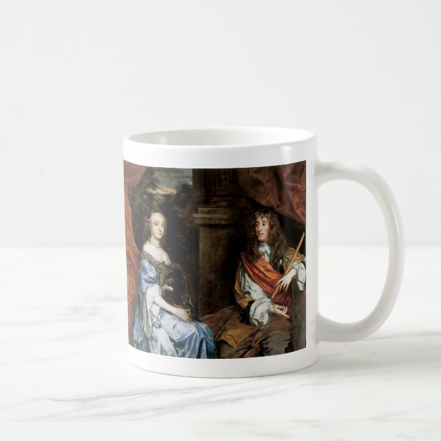James II. und Anne Hyde von Sir Peter Lely Kaffeetasse (Rechts)