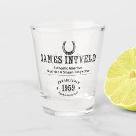 James Intveld Horseshoe Shot Glass Schnapsglas