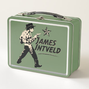 James Intveld Kleiner Cowboy Metall Brotdose