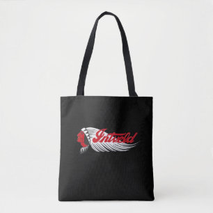 James Intveld Vintage Motorrad Logo Schwarz Tasche