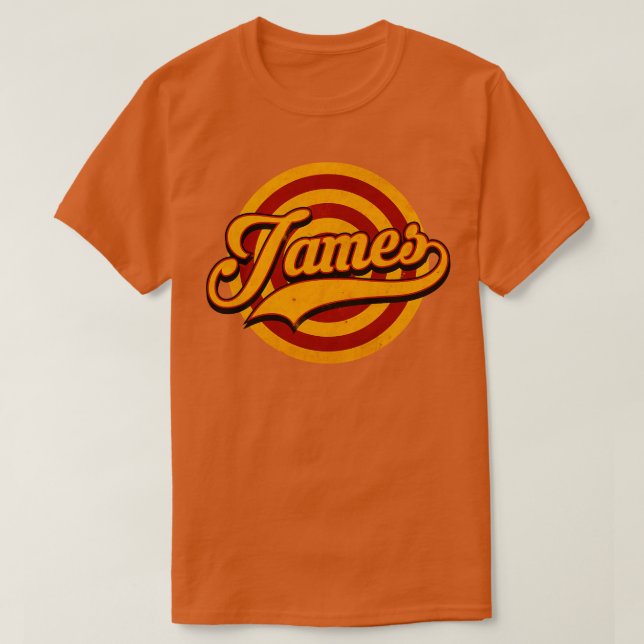 James ist der Name T-Shirt (Design vorne)